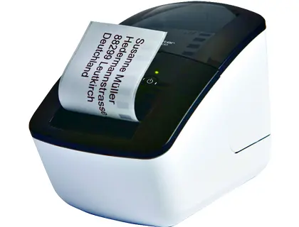 Imagen Impresora de etiquetas brother ql-700 hasta 62mm hasta 93 etiquetas/min cortador automatico