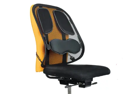 Imagen Respaldo ergonomico fellowes mesh professional apoyo lumbar completo ajustable verticalmente