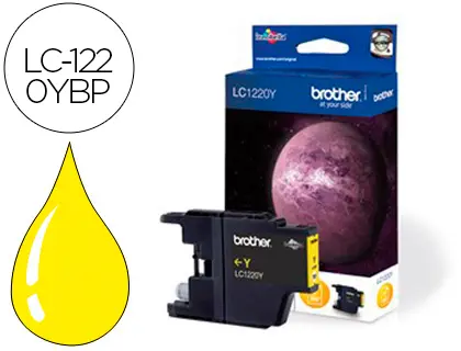 Imagen Ink-jet brother lc-1220 mfc-j430w dcp-j725w/j925w amarillo 300 pag