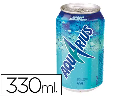 Imagen Bebida isotonica aquarius limon lata 330ml