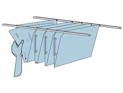 Imagen Guias armarios fast-paperflow carpetas colgantes para eoso2r.02 -pack de 2