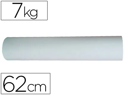 Imagen Papel blanco bobina de 62 cm 7 kg