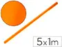 Imagen Papel kraft liderpapel naranja fuerte rollo 5x1 mt 2