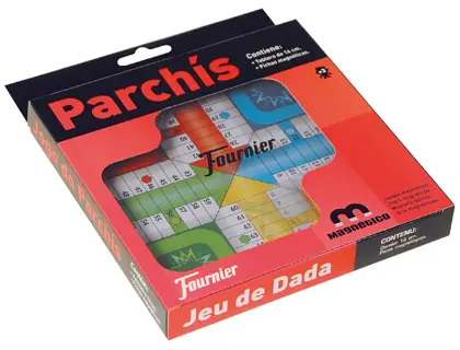 Imagen Juegos de mesa parchis magnetico 20x16 1x2,2