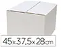 Imagen Caja para embalar q-connect blanca regulable en altura doble canal 450x280 mm 2