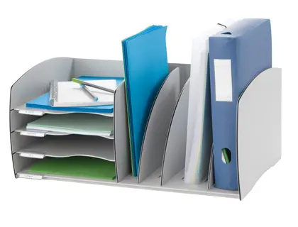 Imagen Organizador de armario fast-paperflow gris poliestireno 245x543x340 mm