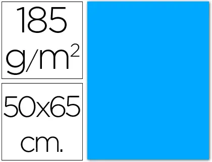 Imagen Cartulina guarro azul maldivas -50x65 cm -185 gr