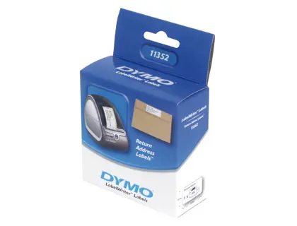 Imagen Etiqueta adhesiva dymo 99015 -tamao 70x54 mm para impresora 400 320 etiquetas uso diskette