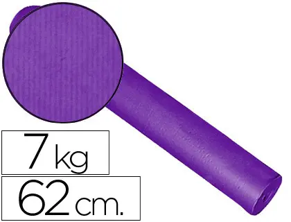 Imagen Papel fantasia kraft liso kfc-bobina 62 cm -7 kg -color lila