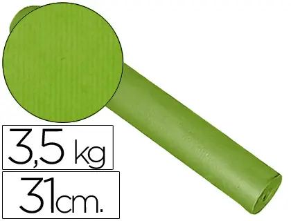 Imagen Papel fantasia kraft liso kfc -bobina 31 cm -3,5 kg -color pistacho