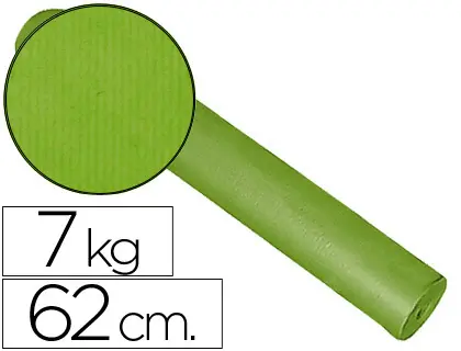 Imagen Papel fantasia kraft liso kfc bobina 62 cm -7 kg -color pistacho