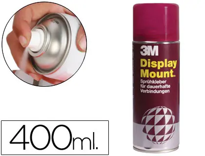 Imagen Pegamento scotch spray display mount 400 ml adhesivo permanente