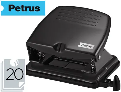 Imagen Taladrador petrus 65 color -negro -capacidad 20 hojas