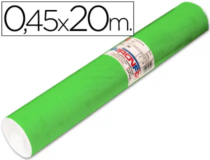 Imagen Rollo adhesivo aironfix unicolor verde medio 67005 -rollo de 20 mt