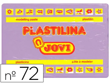 Imagen Plastilina jovi 72 lila -unidad -tamao grande