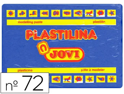 Imagen Plastilina jovi 72 azul oscuro -unidad -tamao grande