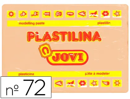 Imagen Plastilina jovi 72 carne -unidad -tamao grande