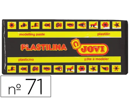 Imagen Plastilina jovi 71 negro -unidad -tamao mediano