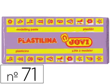 Imagen Plastilina jovi 71 lila -unidad -tamao mediano