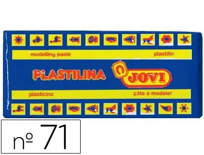 Imagen Plastilina jovi 71 azul oscuro -unidad -tamao mediano