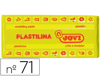 Imagen Plastilina jovi 71 amarillo oscuro -unidad -tamao mediano