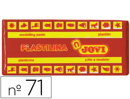 Imagen Plastilina jovi 71 marron -unidad -tamao mediano