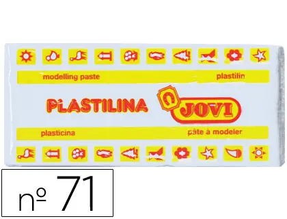 Imagen Plastilina jovi 71 blanco -unidad -tamao mediano