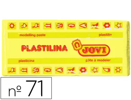 Imagen Plastilina jovi 71 amarillo claro -unidad -tamao mediano