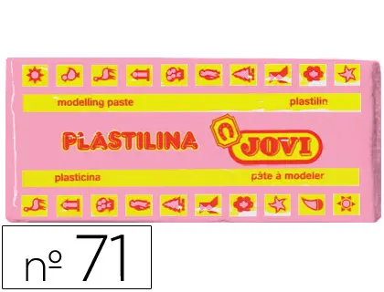 Imagen Plastilina jovi 71 rosa -unidad -tamao mediano