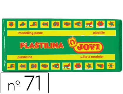 Imagen Plastilina jovi 71 verde claro -unidad -tamao mediano