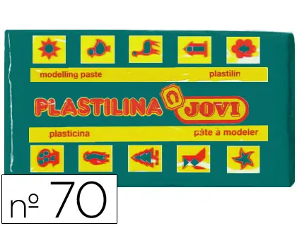 Imagen Plastilina jovi 70 verde oscuro -unidad -tamao pequeo