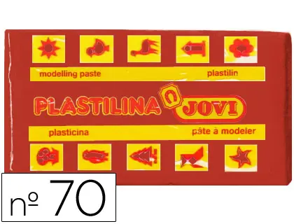 Imagen Plastilina jovi 70 marron -unidad -tamao pequeo