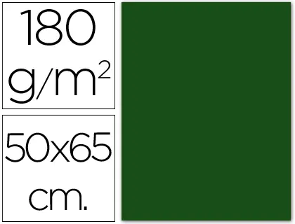 Imagen Cartulina guarro verde abeto 50x65 cm 180 gr