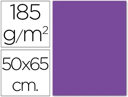 Imagen Cartulina guarro violeta -50x65 cm -185 gr