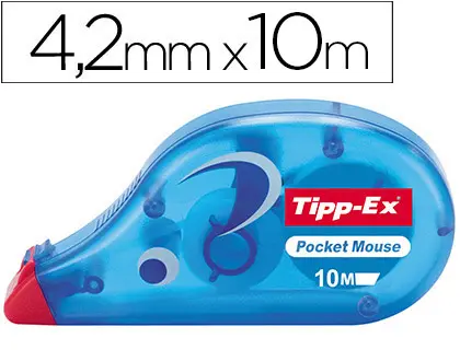 Imagen Corrector tipp-ex cinta -pocket mouse 4,2 mm x 10 m.
