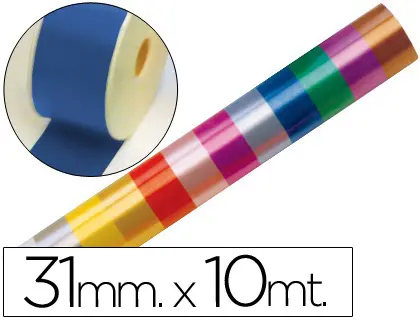 Imagen Cinta fantasia 10 mt x 31 mm azul