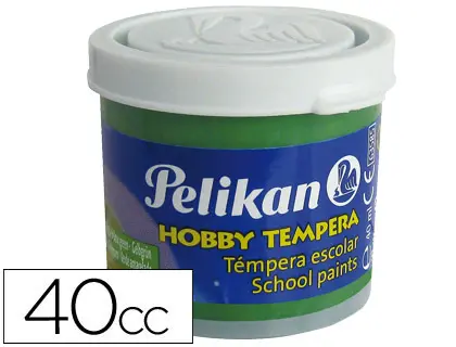 Imagen Tempera hobby 40 cc verde amarillo -n.155