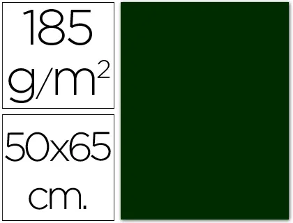 Imagen Cartulina guarro verde amazona -50x65 cm -185 gr