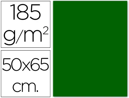 Imagen Cartulina guarro verde billar -50x65 cm -185 gr