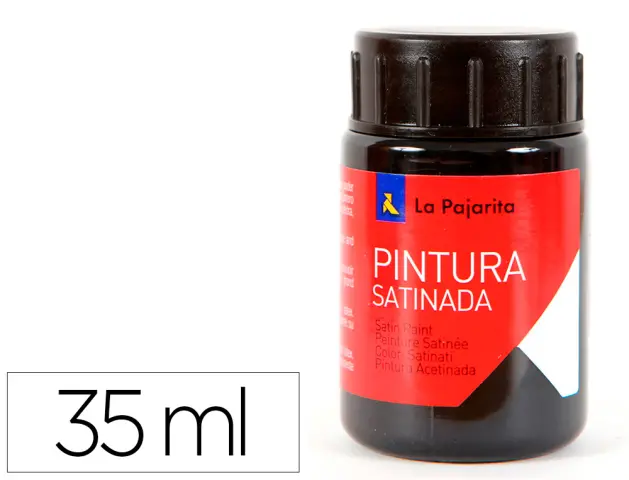 Imagen Pintura latex la pajarita negro 35 ml