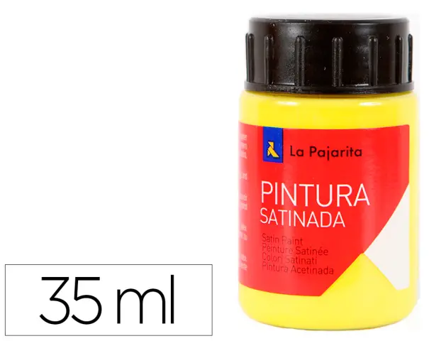 Imagen Pintura latex la pajarita amarillo limon 35 ml