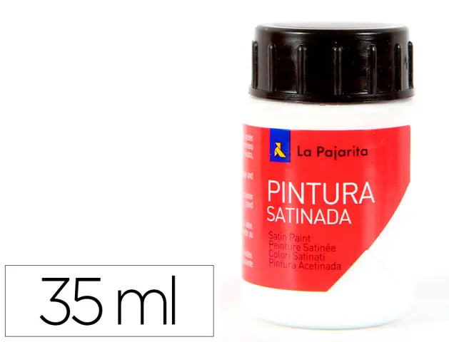 Imagen Pintura latex la pajarita blanco 35 ml