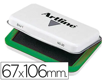 Imagen Tampon artline n 1 verde -67x106 mm