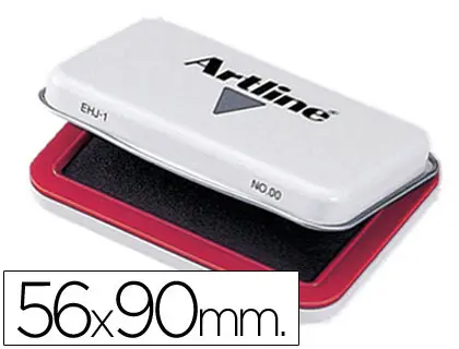 Imagen Tampon artline n 0 rojo -56x90 mm