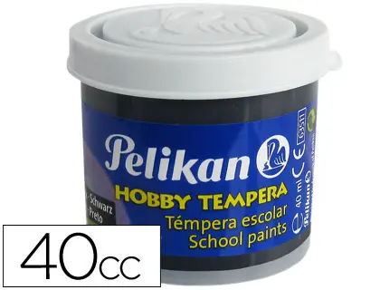 Imagen Tempera hobby 40 cc negro -n.11