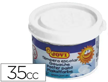 Imagen Tempera jovi 35 ml blanco