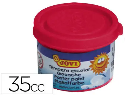 Imagen Tempera jovi 35 ml bermellon