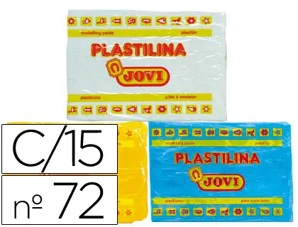 Imagen Plastilina jovi 72 surtida -tamao grande -caja de 15 unidades