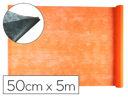 Imagen Tejido sin tejer liderpapel terileno 25 g/m2 rollo de 5 mt naranja