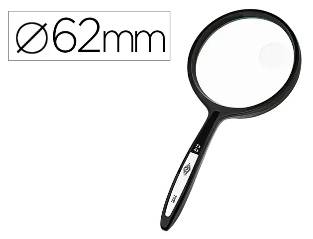Imagen Lupa cristal bifocal 7508 62 mm. -mango curvo